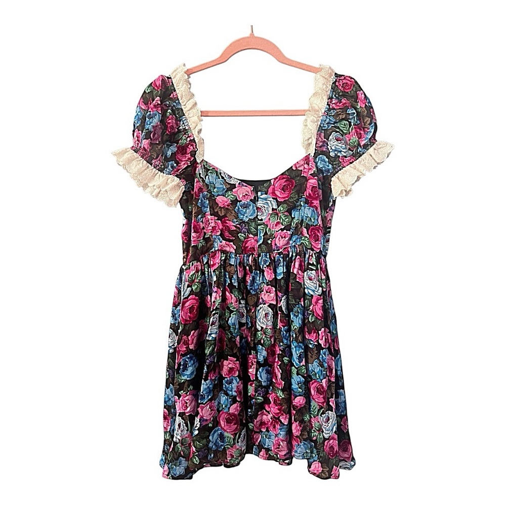 For Love And Lemons Marly Ruffle Mini Dress size Small